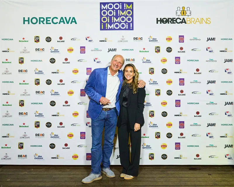 Martijn en Jessica Veen samen op de MOOI! Horecava Afterparty